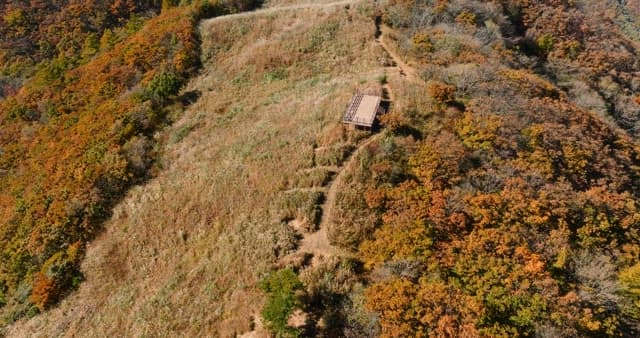 Scenic Autumn Mountain Trail