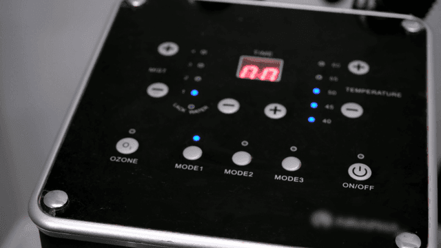 Control panel with digital display