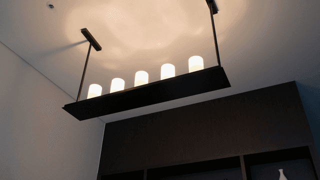 Modern indoor lighting fixture
