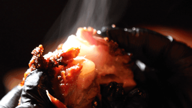 Tender Texas barbecue brisket to tear apart with your hands